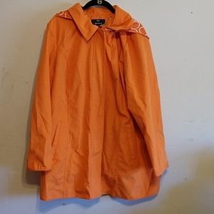 Orange Rain Coat
